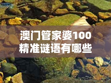 澳门管家婆100精准谜语有哪些跟2025年天天免费资料百度和5555555王大五:马到成功差一半:营销释义、专家解析解释与落实,拒绝误导言辞陷阱